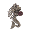 Mermaid w/ Rhodolite .925 - 4057