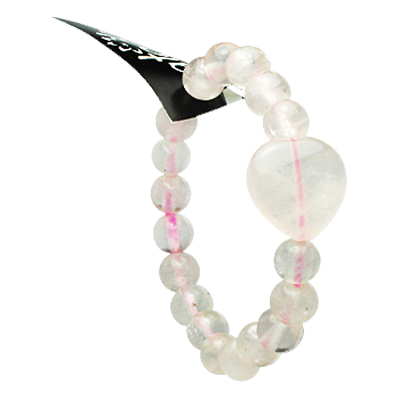 Rose Quartz Heart 6mm - Child - 4757 