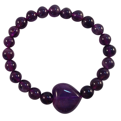 Heart Amethyst - Adult 6mm - 5209 
