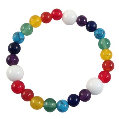 Chakra - Triple White Agate - Yang - Child - 5589 