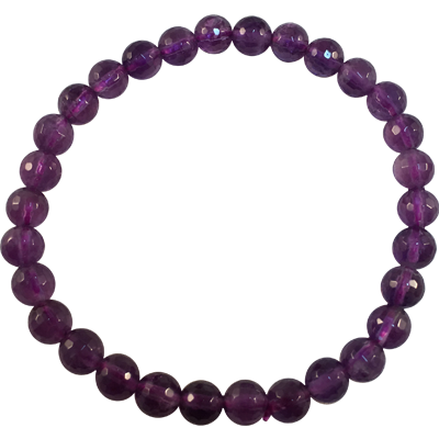 Amethyst Faceted 6mm - 5796 